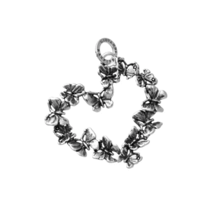 Charm Charms cuore e farfalle 11096