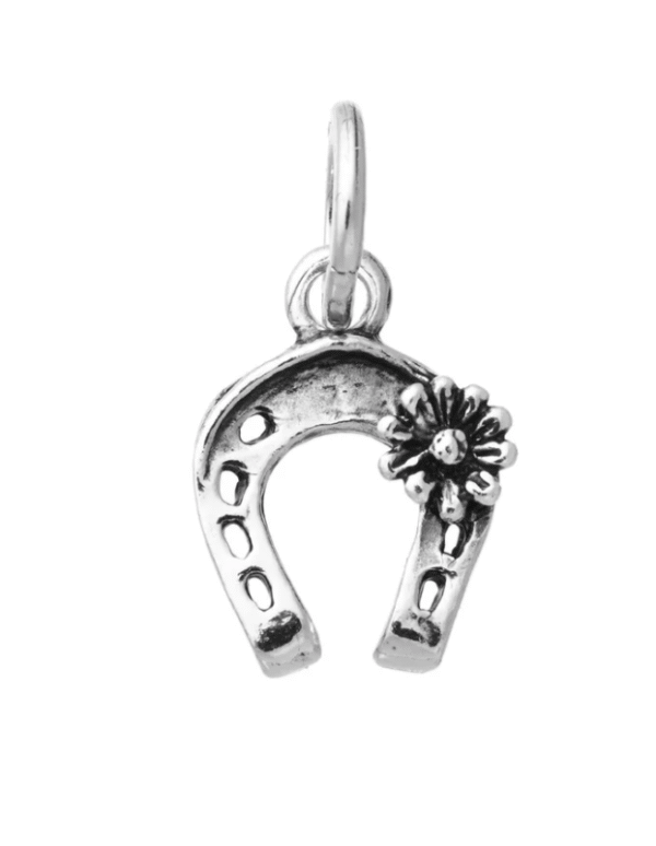 Charms ferro cavallo e margherita