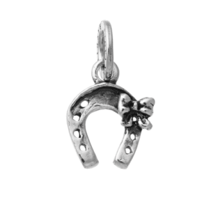 Charm Ferro di Cavallo Fiocco