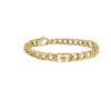 BRACCIALE IN ACCIAIO IP GOLD
