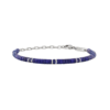 BRACCIALE IN ACCIAIO E PIETRE