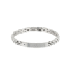 BLACK DIAMOND BRACCIALE IN ACCIAIO SATINATO CON DIAMANTE