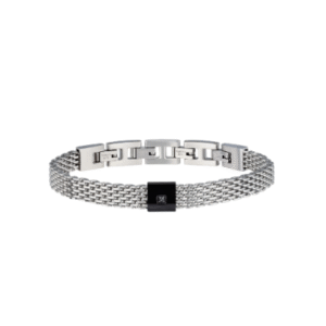BLACK DIAMOND BRACCIALE IN ACCIAIO SILVER E BLACK CON DIAMANTE NATURALE