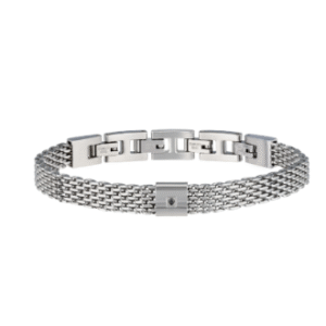 BLACK DIAMOND BRACCIALE IN ACCIAIO CON DIAMANTE NATURALE