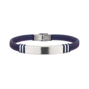 SAVAGE BRACCIALE IN ACCIAIO E SILICONE