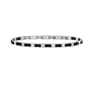 CERAMIC BRICK BRACCIALE IN ACCIAIO E CERAMICA
