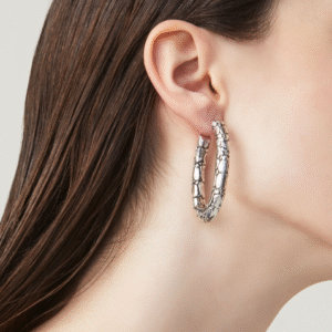 orecchini ovale croco