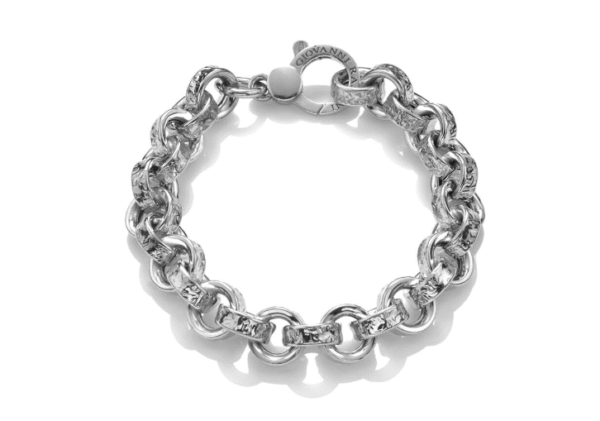 bracciale rolò martellato