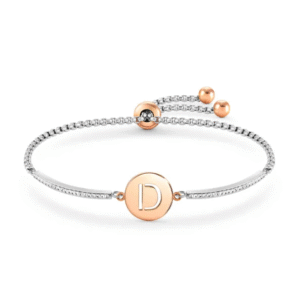Bracciale Milleluci Lettera D in Acciaio