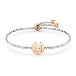 Bracciale Milleluci Lettera M in Acciaio
