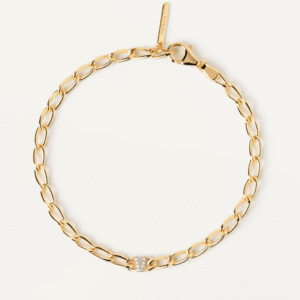 Bracciale A Catena Lettera V
