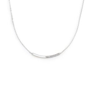 Collana con zirconi e smalto