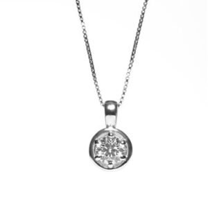Collana Promesse Donna in Oro Diamante 0.10 Ct PPLF010