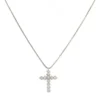 Collana Donna Promesse Croce Diamanti CRF4E10