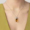 pendente goccia leopardo