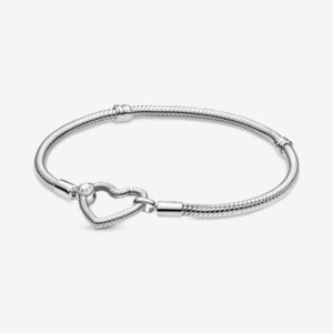 Bracciale Moments con Chiusura a Cuore Componibile