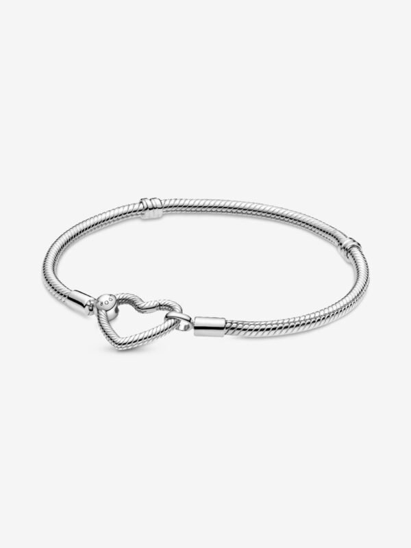 Bracciale Moments con Chiusura a Cuore Componibile