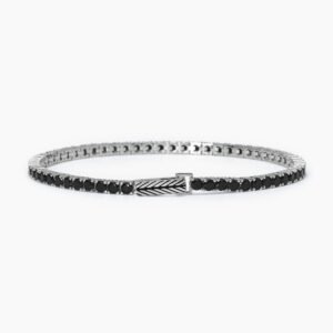 Bracciale tennis nero
