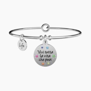 Bangle con ciondolo vivi la vita
