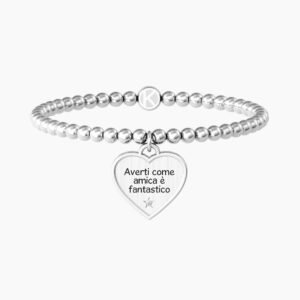 Bracciale con frase amica