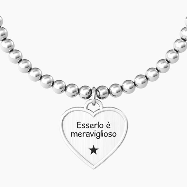 Bracciale con frase amica