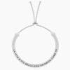 Bracciale regolabile con frase sull'amicizia