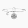 Bracciale rigido con ciondolo amica
