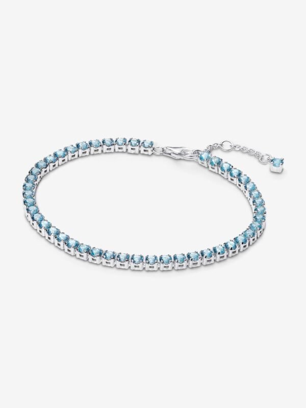 Bracciale Tennis Cristalli Azzurri