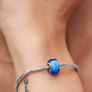 Charm Mini Vetro di Murano Blu