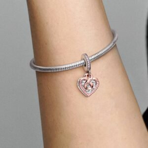 Charm Pendente Cuore Infinito Mamma Sei Perfetta