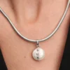 Charm Pendente Mamma con Perla Barocca d’Acqua Dolce Coltivata