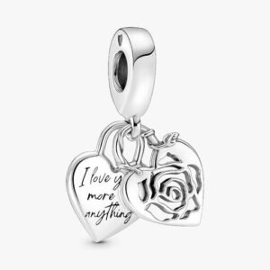 Charm Pendente Lucchetto Romantico