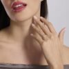 Anello solitario con diamante lab-grown