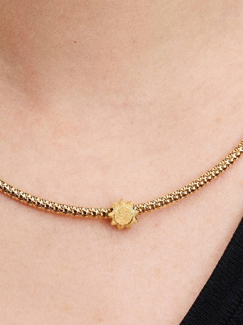 Mini Charm Sole effetto diamantato