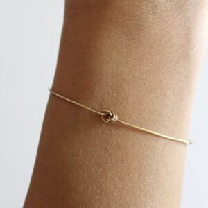 Bracciale Filodamore in Oro Giallo 9kt con Nodino