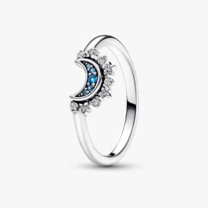 Anello Luna Pietre Blu