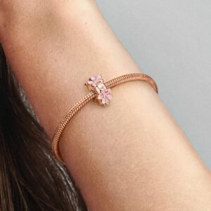 Clip Margherita rosa