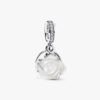 Charm Pendente Rosa Bianca