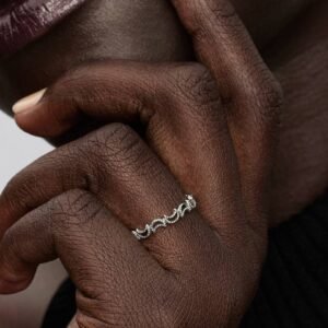 Anello Luna Crescente Luminosa