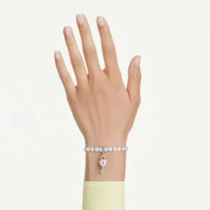 Pendente charms Idyllia Cuore con chiave Bianco