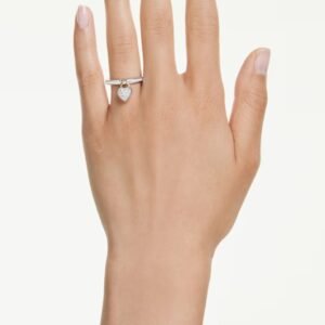 Anello con motivo Idyllia Taglio misto, Cuore, Rosa, Mix di finiture