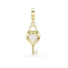 Pendente charms Idyllia Chiave rosa placc oro