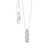 Collana Trilogy in Oro e Diamanti Bianchi