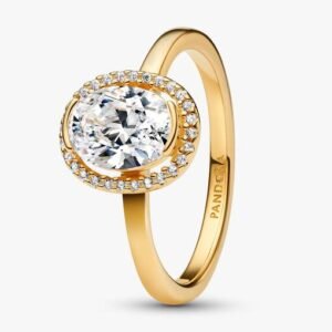 Anello Punto Luce Ovale