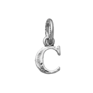 charm mini lettera logo "c"