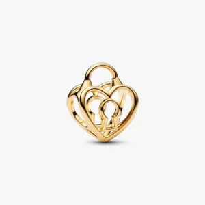 Charm Openwork Lucchetto Cuore