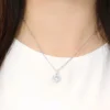 Collana Rodio Cuore dell'Oceano Bianco