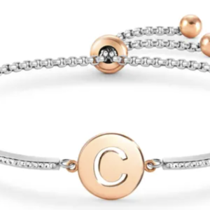 Bracciale Milleluci Lettera C in Acciaio