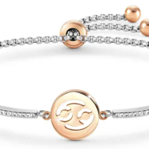 Bracciale Milleluci Zodiaco Cancro in PVD rosa e Cristalli