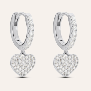 Orecchini A Cerchio Silver Moments Argento Rodiato Cubic Zirconia